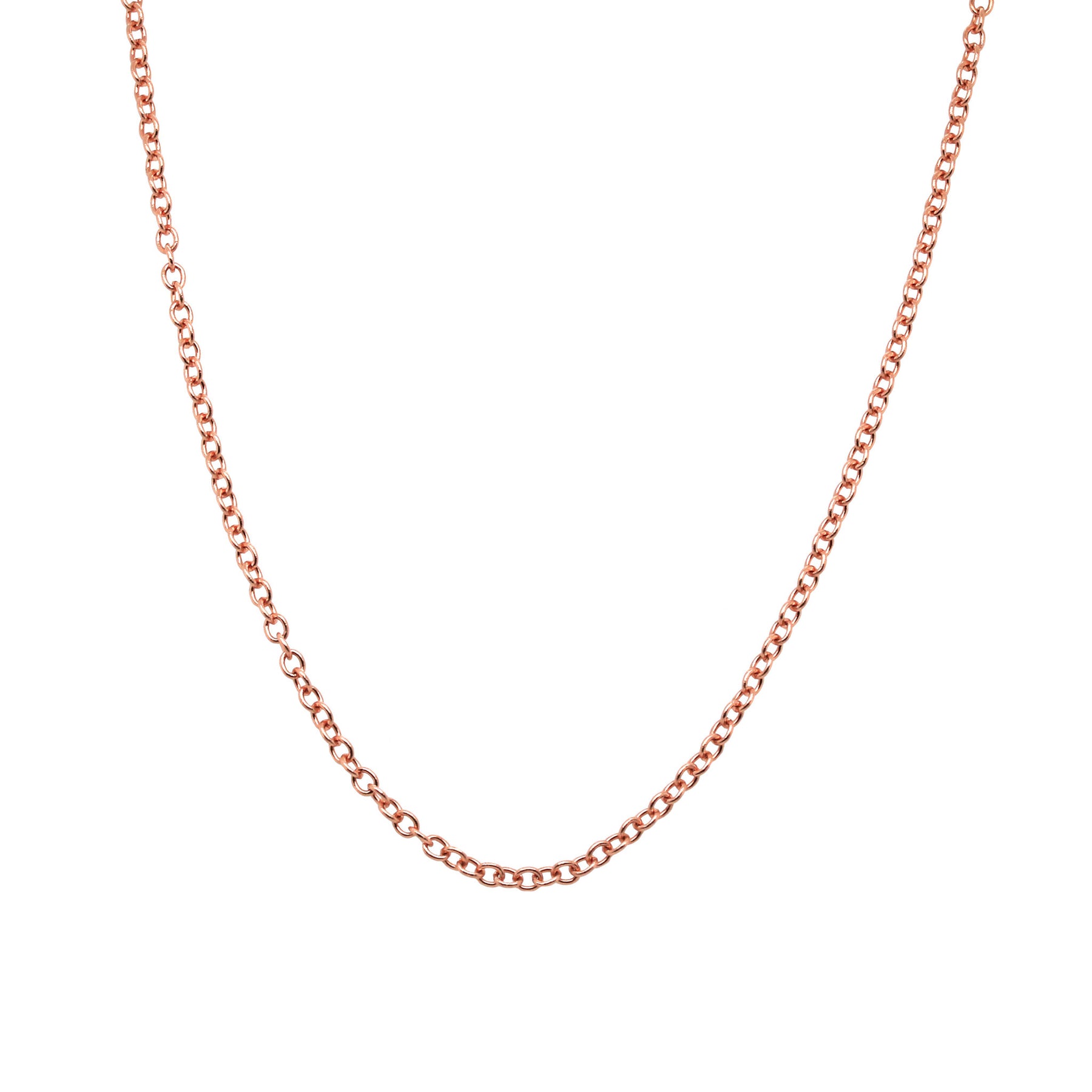 -Rose Gold Cable Chain