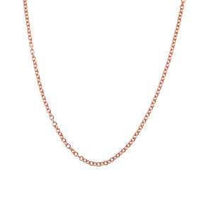 -Rose Gold Cable Chain