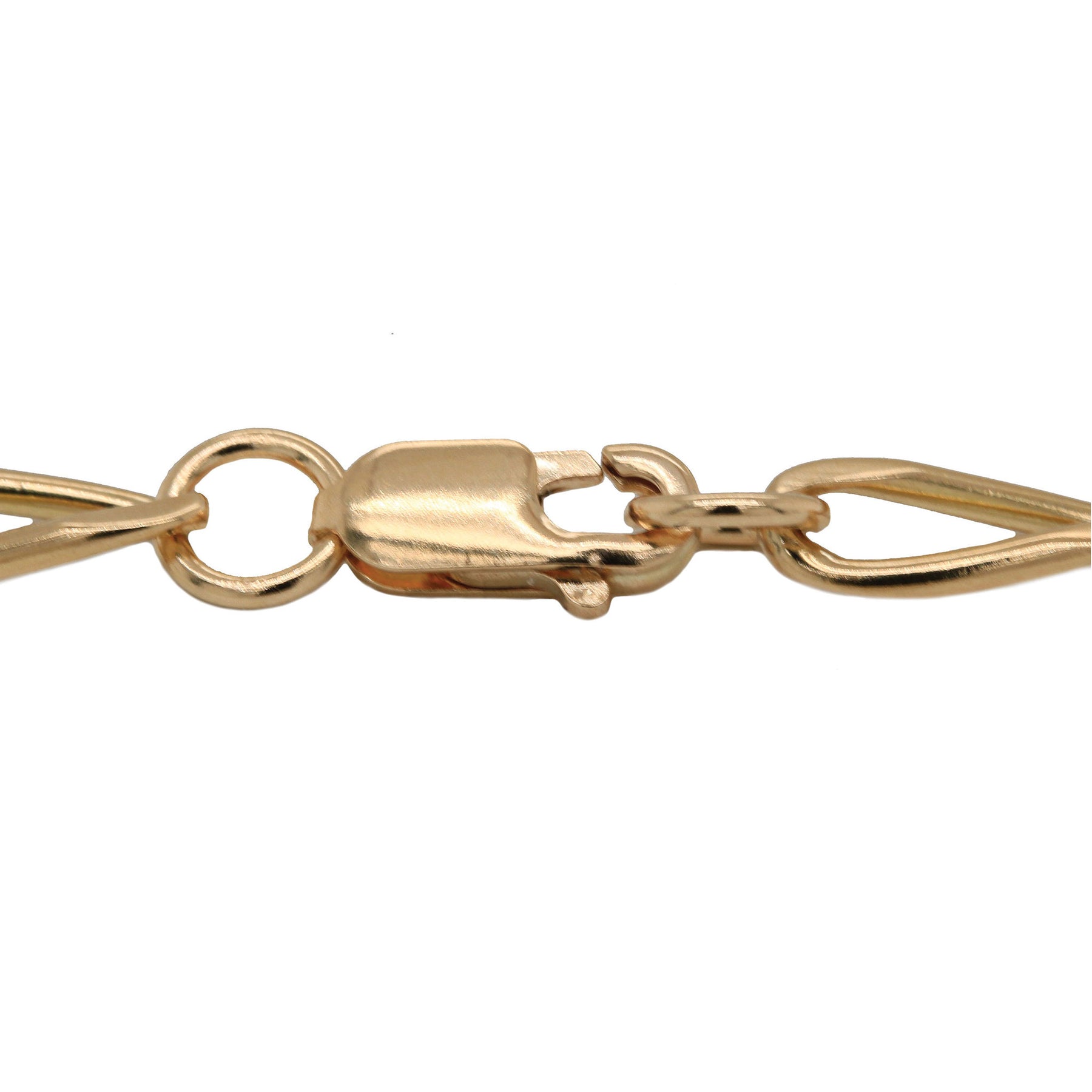 -Yellow Gold Twisted Cable Link Chain