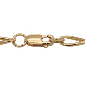 -Yellow Gold Twisted Cable Link Chain