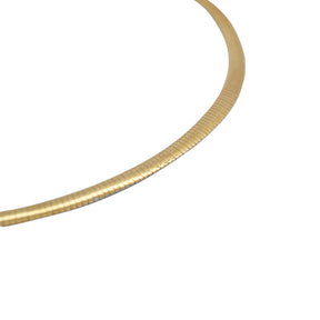 Reversible Omega Chain in 10K Yellow & White Gold