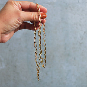 -Yellow Gold Twisted Cable Link Chain