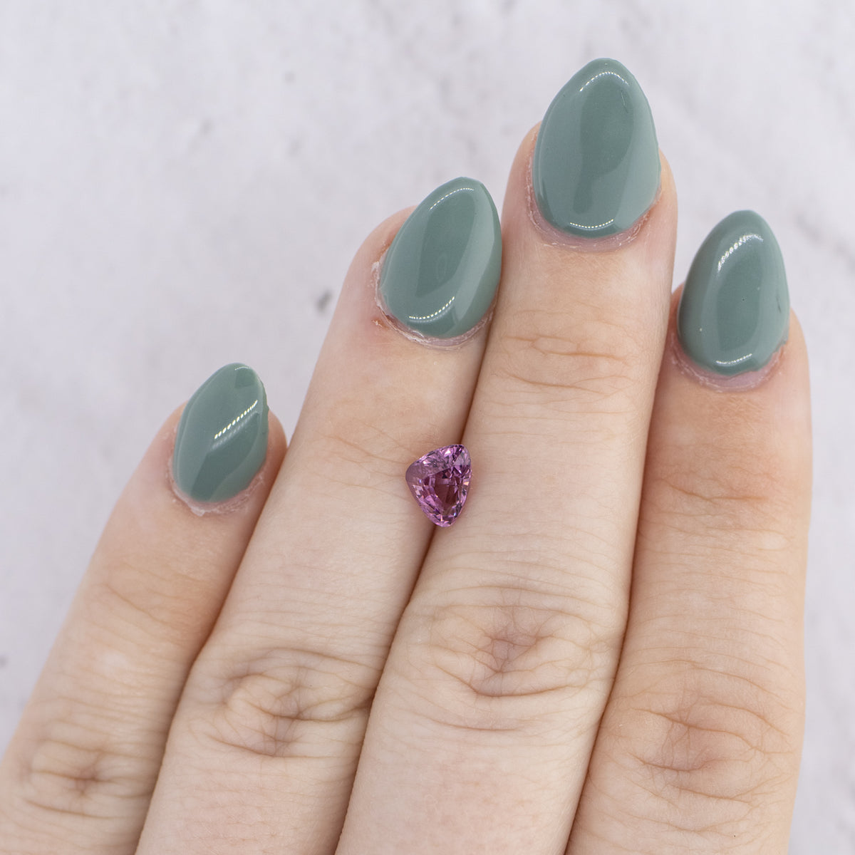 1.10ct Trillion Cut Natural Purple Spinel