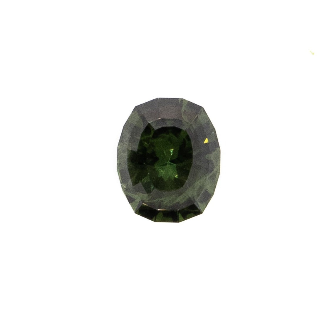 1.11ct Custom Cushion Cut Natural Green Sapphire