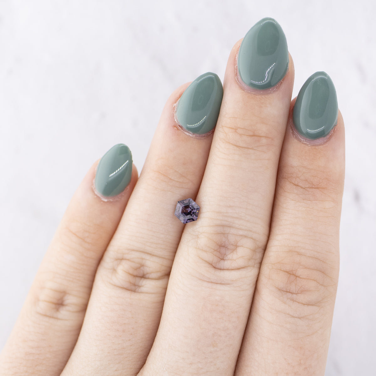 0.88ct Pastel Purple Hexagon Natural Spinel
