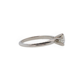 Platinum & Diamond Six-Prong Solitaire Ring