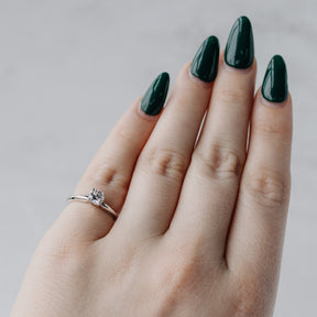 Round Brilliant Canadian Diamond Solitaire Ring