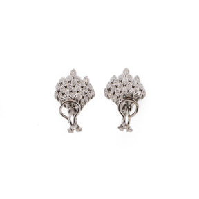 Art Deco Diamond Waterfall Dangle Earrings