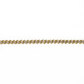 Yellow Gold and Natural Diamond Tennis Line Bracelet