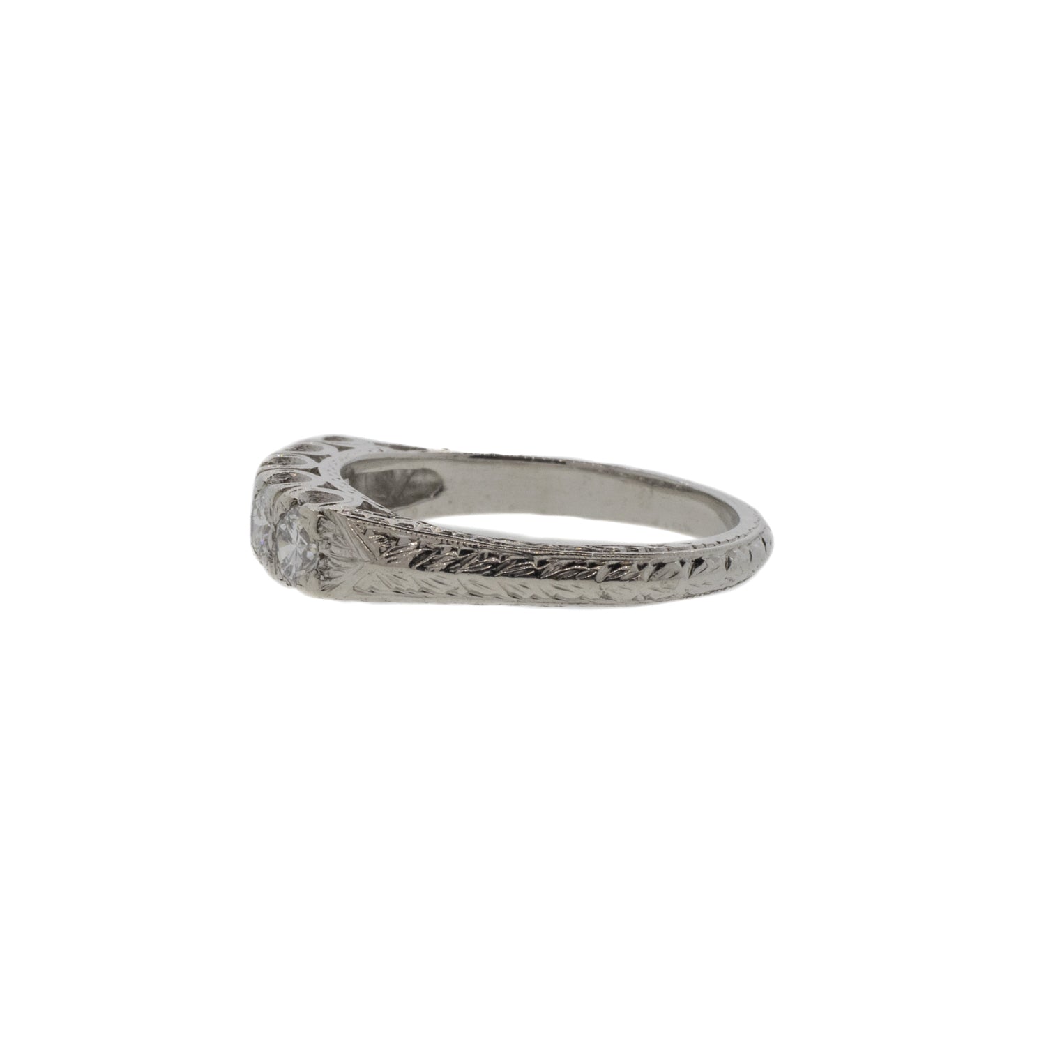 Platinum Five Stone Diamond Ring