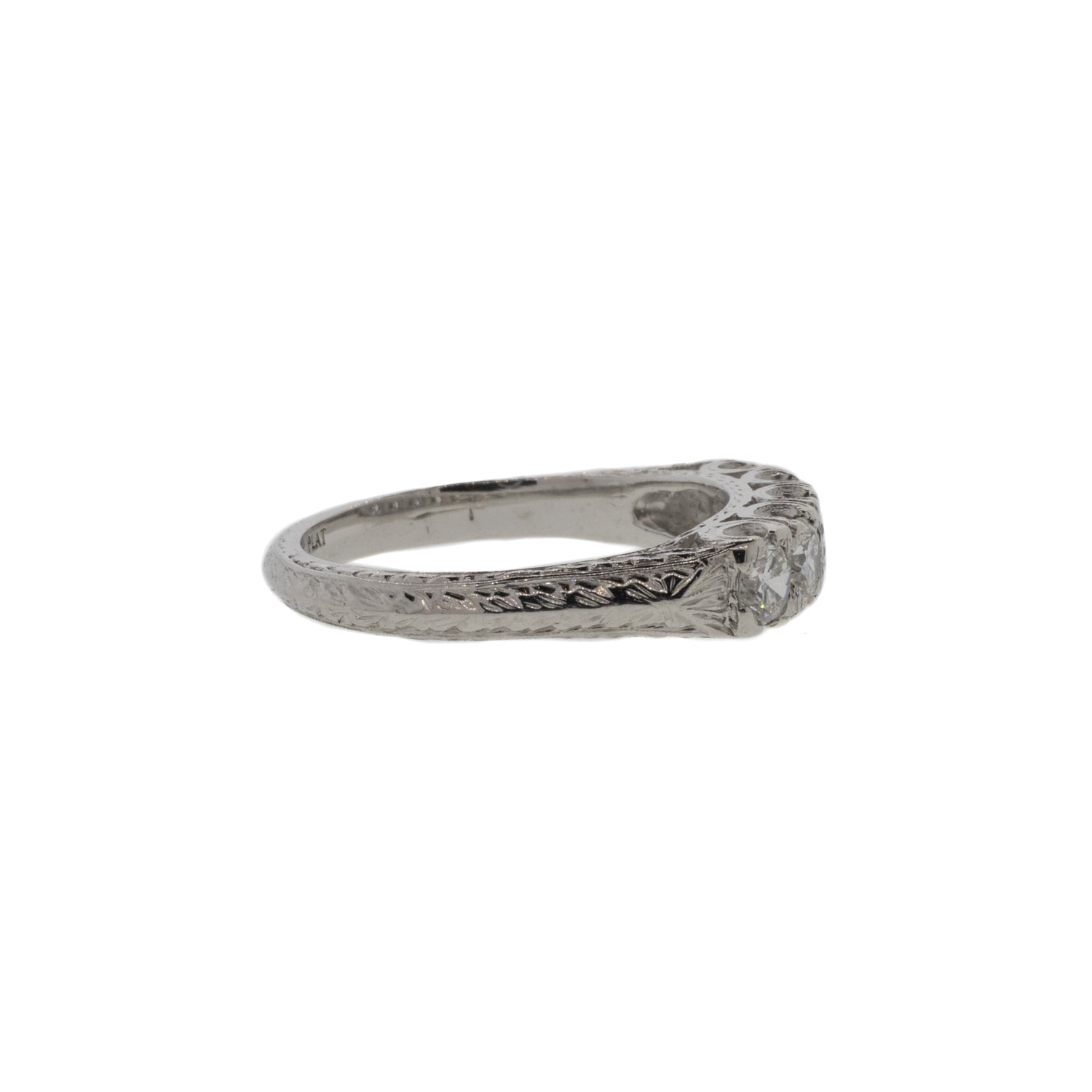 Platinum Five Stone Diamond Ring