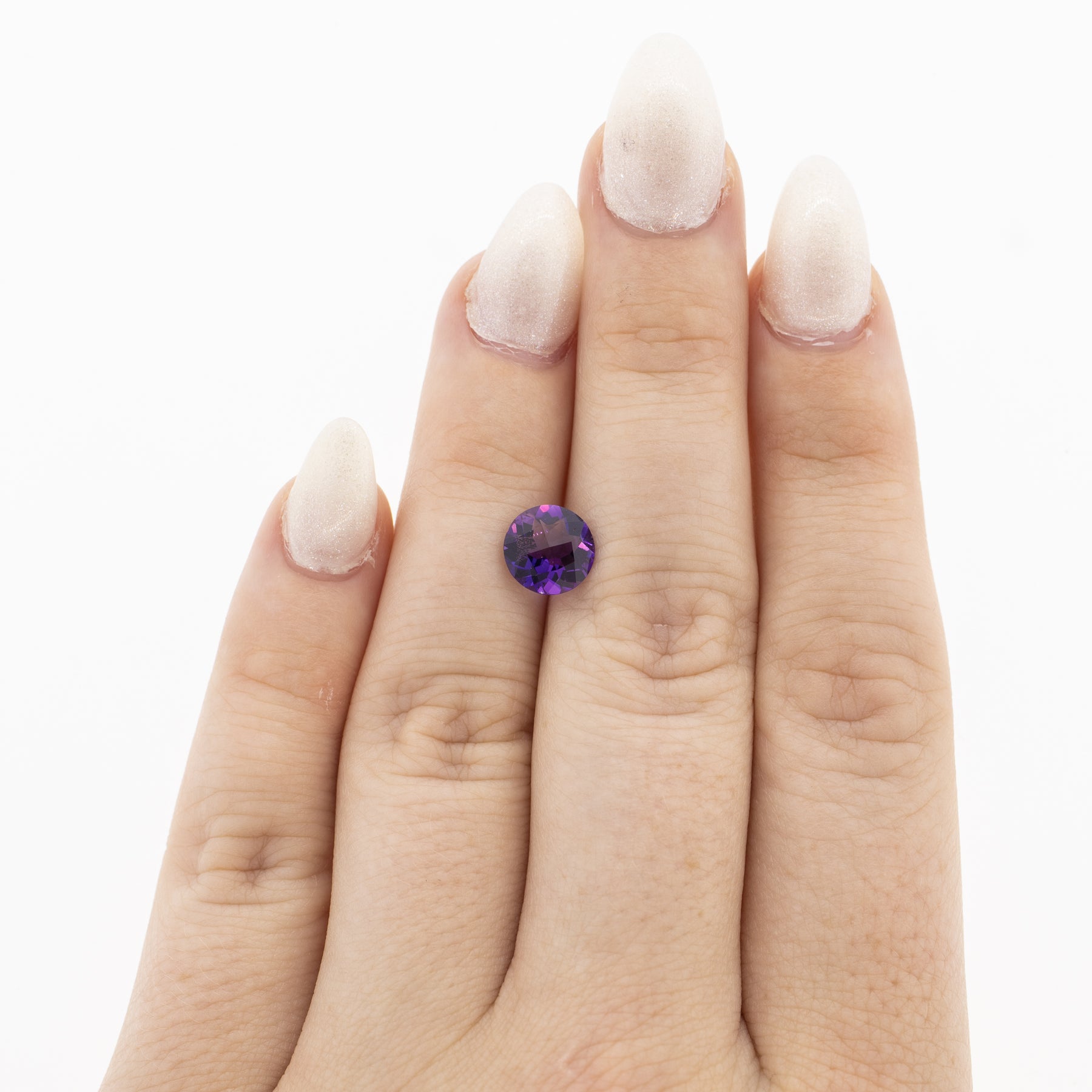 -1.48ct Natural Round Cut Amethyst