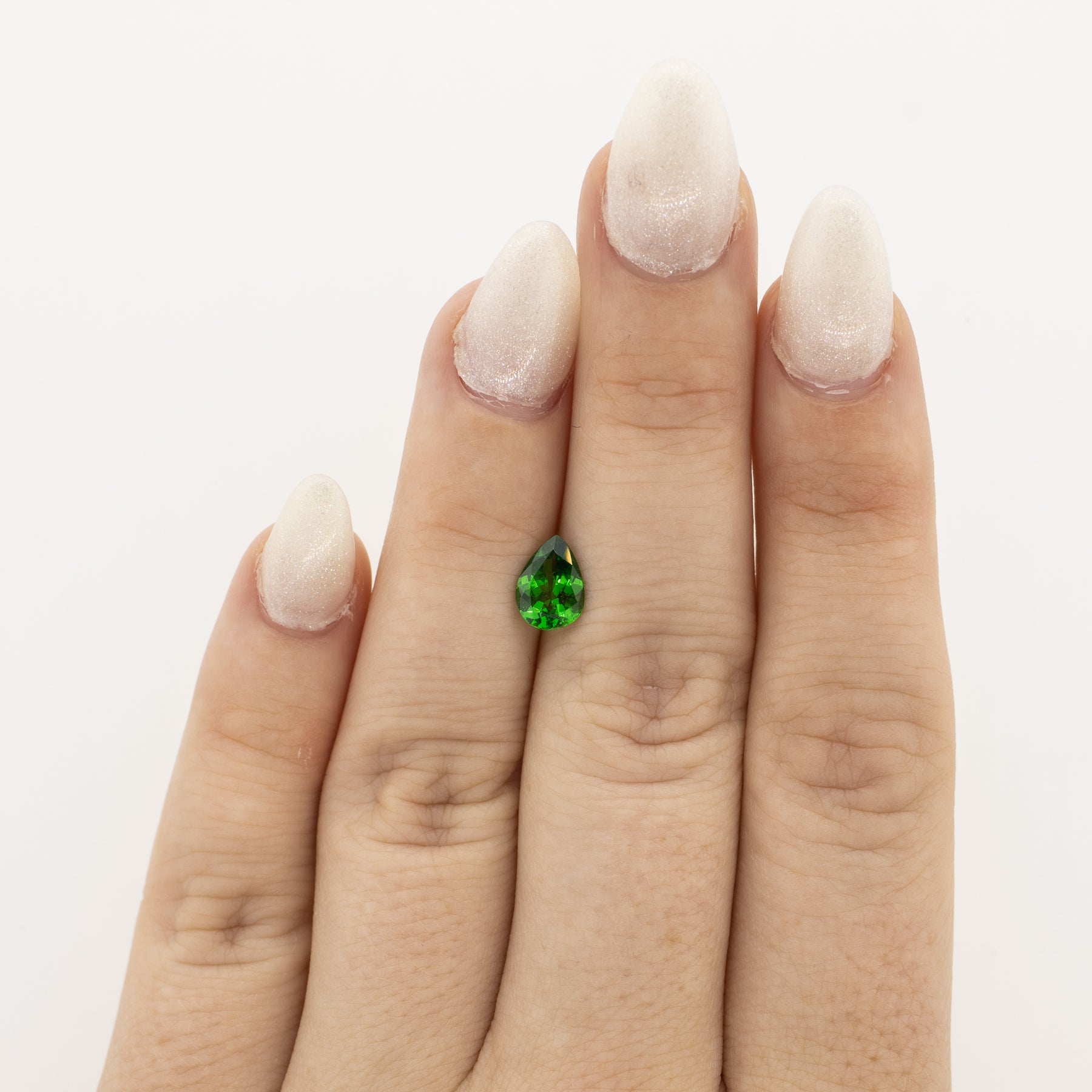 -1.10ct Pear Shaped Natural Tsavorite Garnet