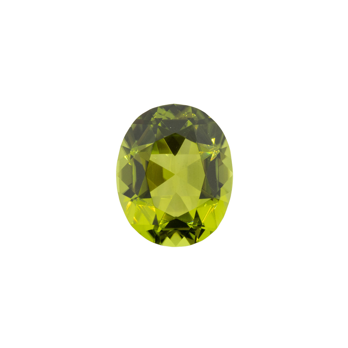 -5.20ct Custom Oval Cut Natural Untreated Peridot