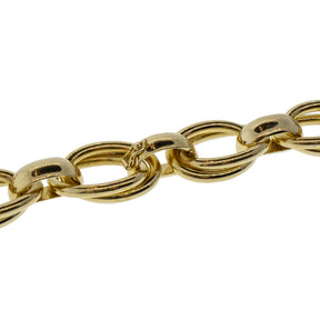 Designer Carlo Weingrill Hollow Link Necklace