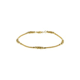Bead & Mesh 18K Yellow Gold Bracelet