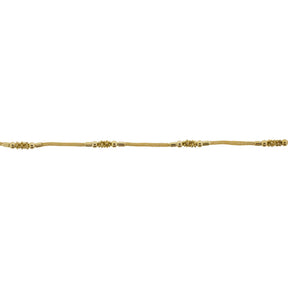 Bead & Mesh 18K Yellow Gold Bracelet