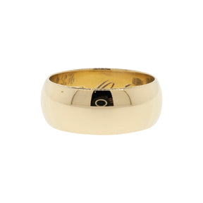 6.90mm Wide Half Round Cigar Band