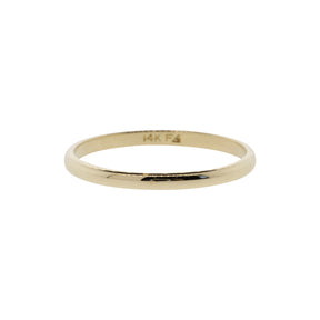 14K Yellow Gold 1.9mm Band