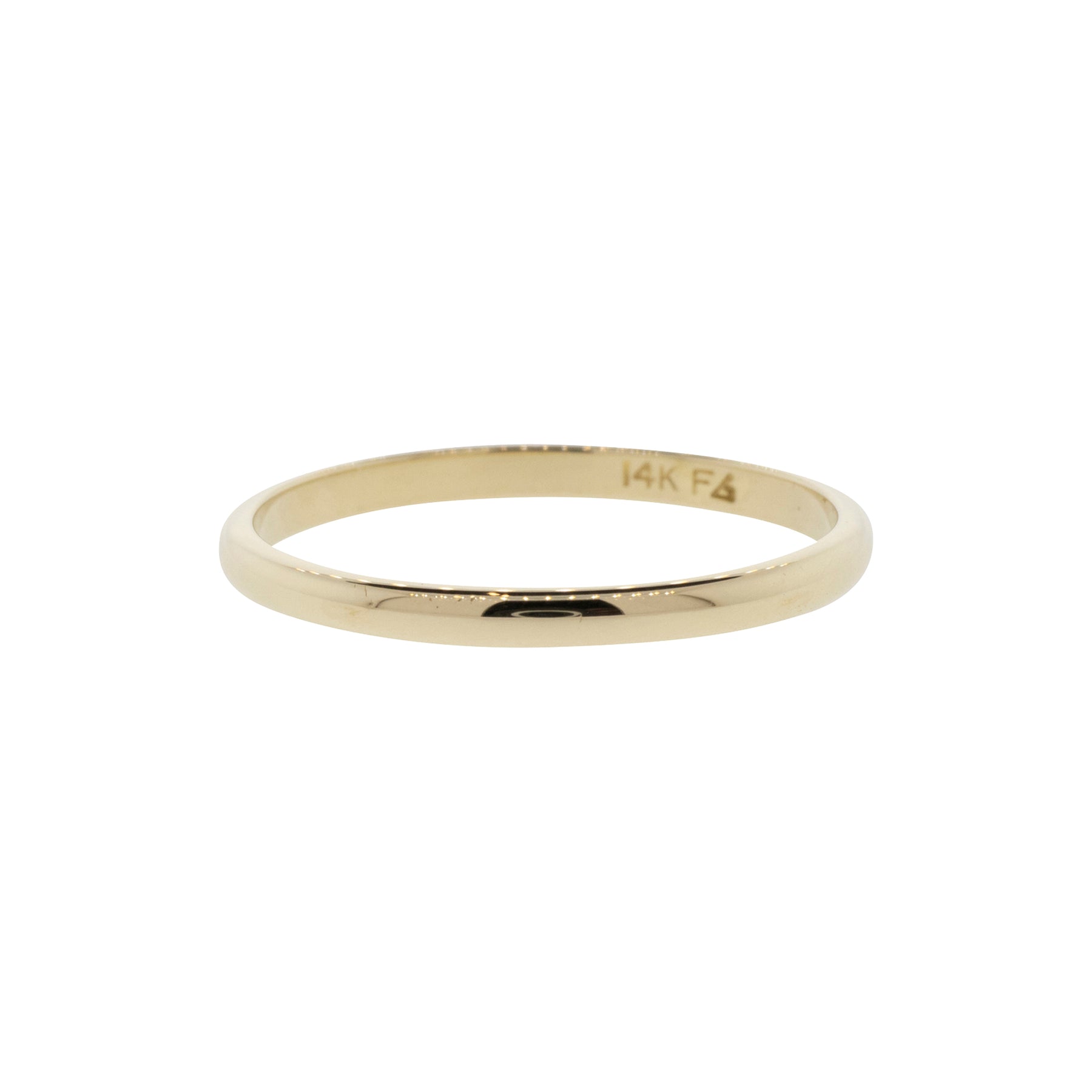 14K Yellow Gold 1.9mm Band