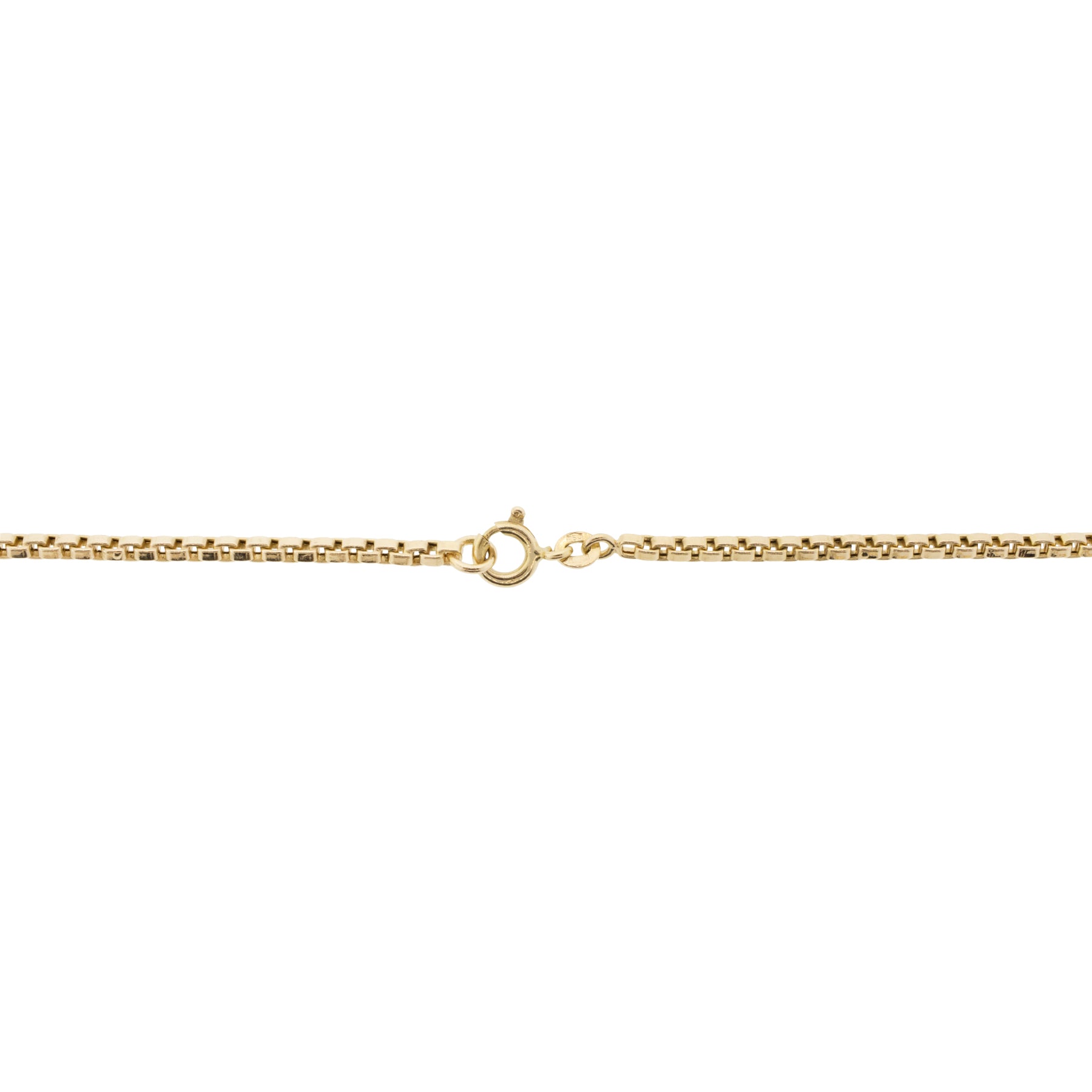 18K Yellow Gold Square Rolo Chain