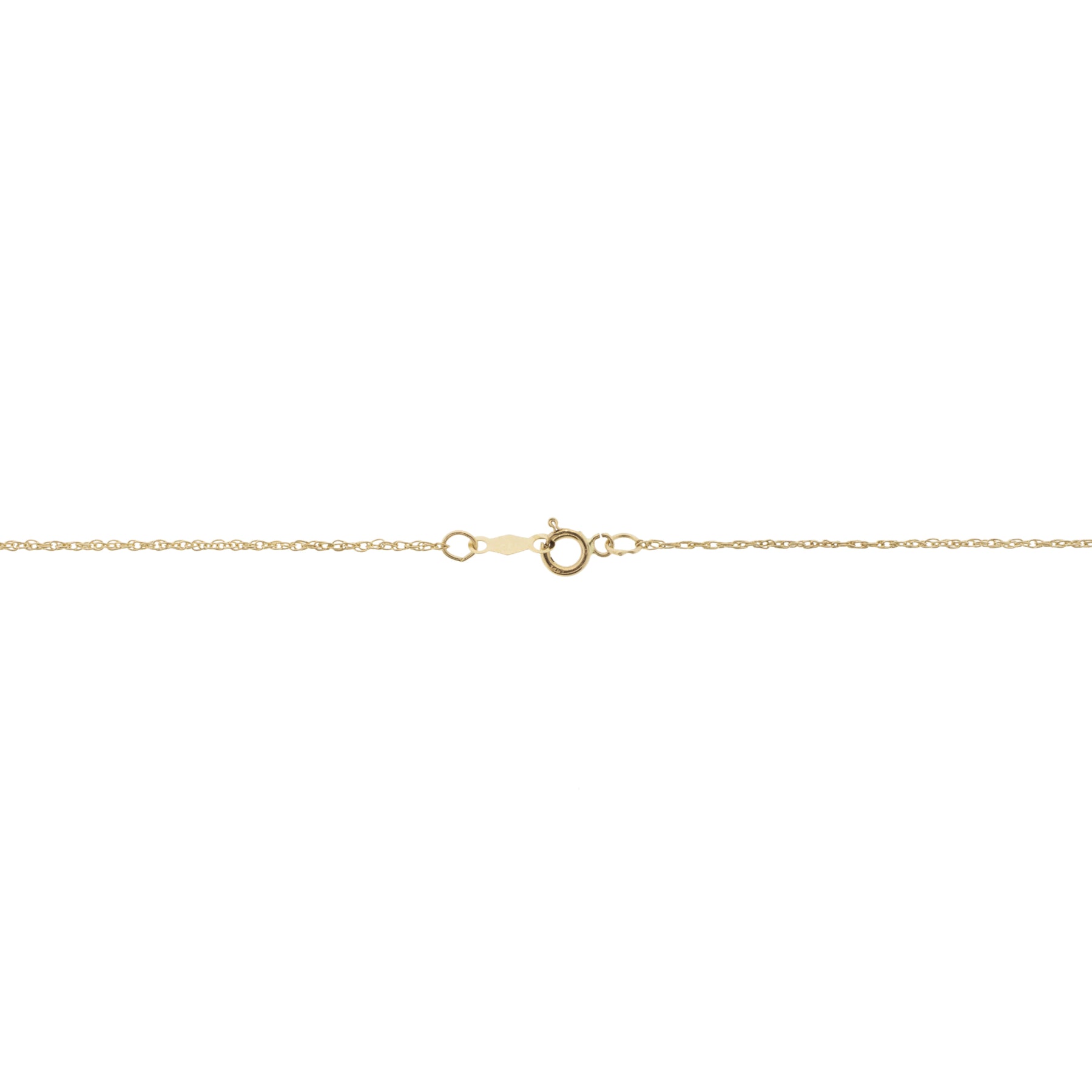 14K Yellow Gold Double Heart Necklace
