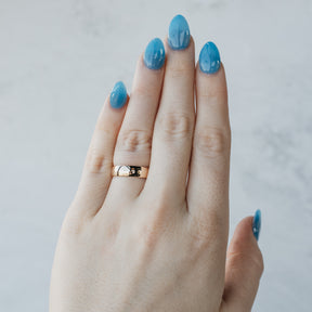 5mm Half Round Vintage Wedding Band