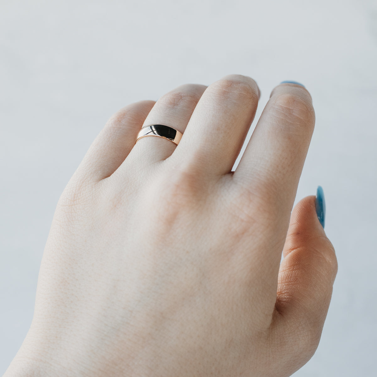 5mm Half Round Vintage Wedding Band