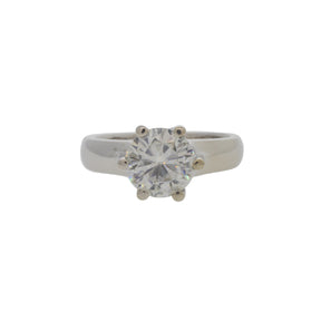 Moissanite Solitaire Ring