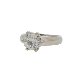 Moissanite Solitaire Ring