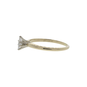 14K Yellow Gold Marquise Diamond Ring