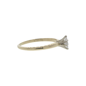 14K Yellow Gold Marquise Diamond Ring