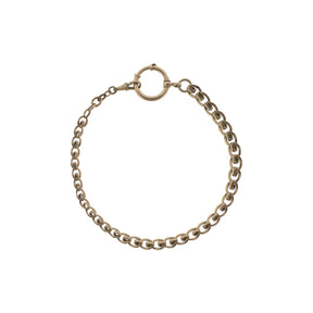 14K Yellow Gold Graduated Link Watch Fob
