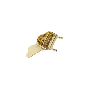 14K Yellow Gold Piano Charm