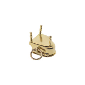 14K Yellow Gold Piano Charm