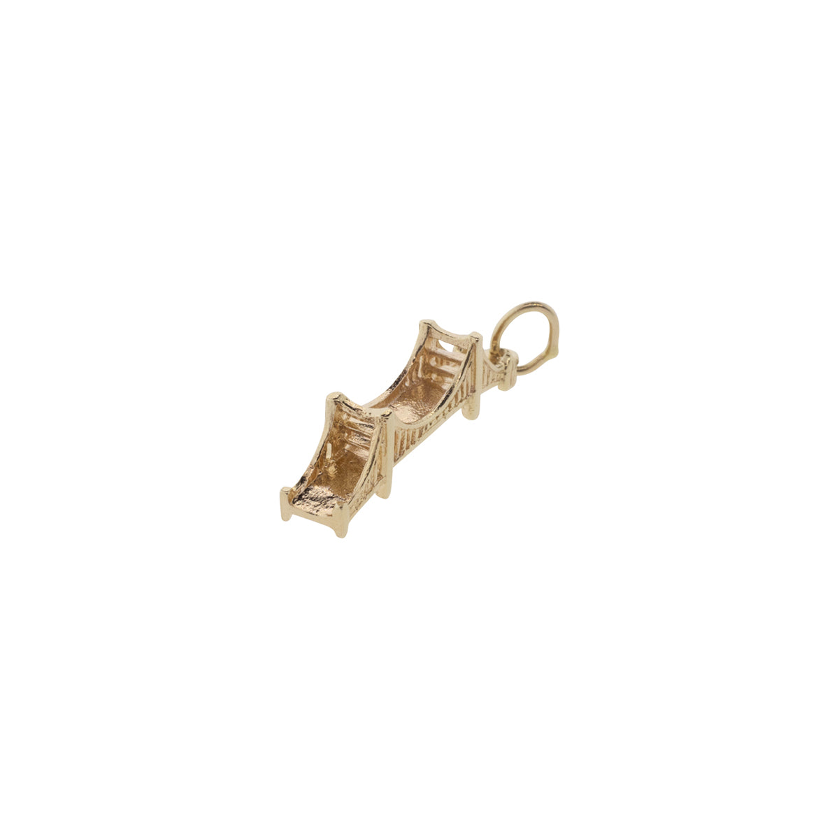 14K Yellow Golden Gate Bridge Charm
