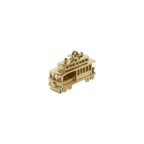 14K Yellow Gold San Francisco Trolley Car Charm