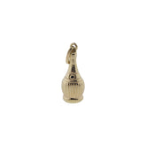 14K Yellow Gold Wine Bottle Charm