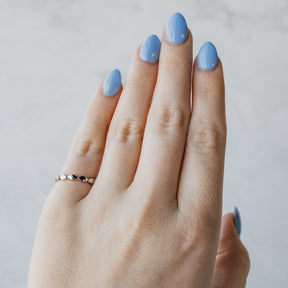 Platinum Scalloped Eternity Band