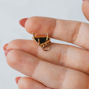 14K Yellow Gold Piano Charm