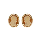 Cameo Stud Earrings
