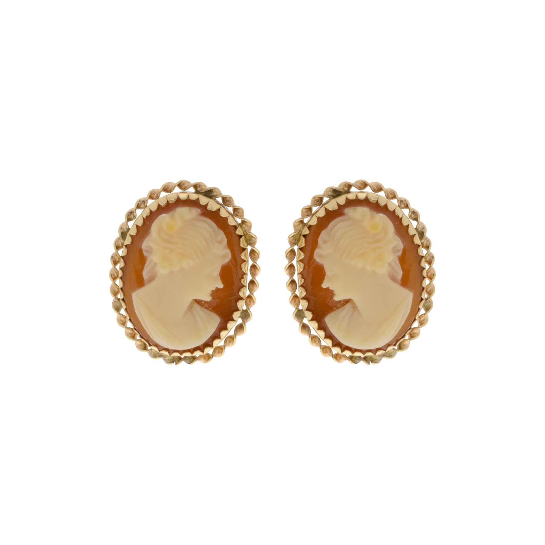 Cameo Stud Earrings