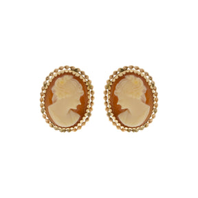 Cameo Stud Earrings