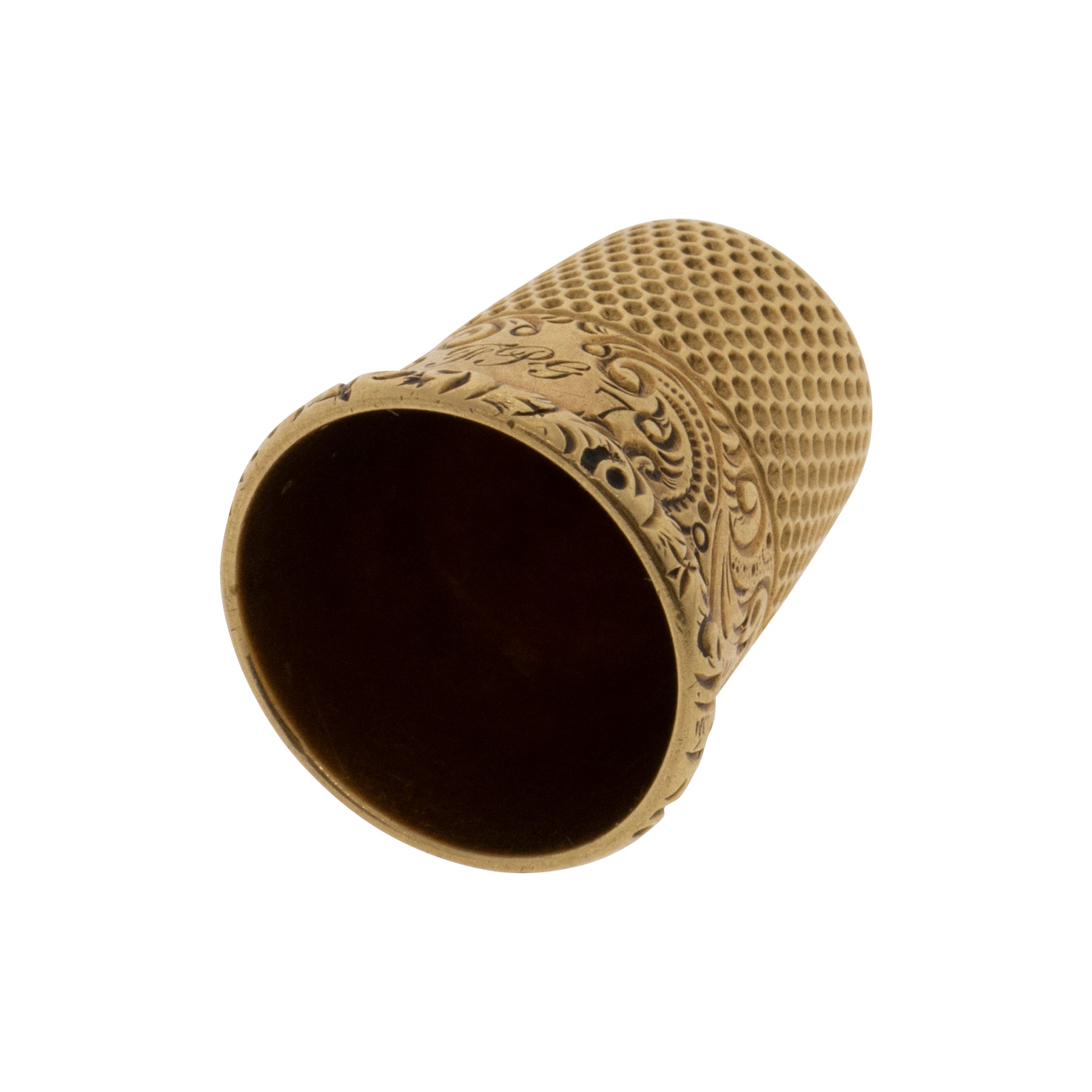 14K Yellow Gold Thimble