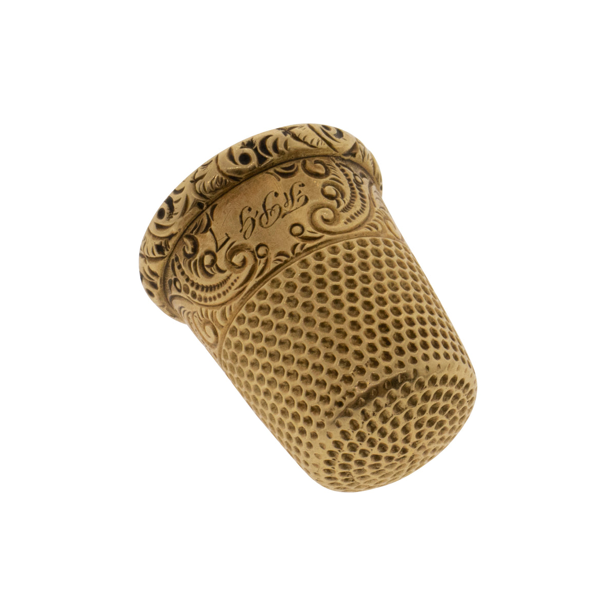 14K Yellow Gold Thimble
