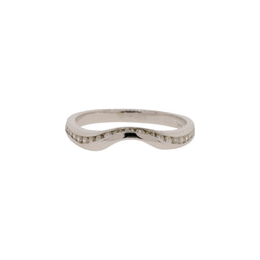 Twisted Contour Diamond Band