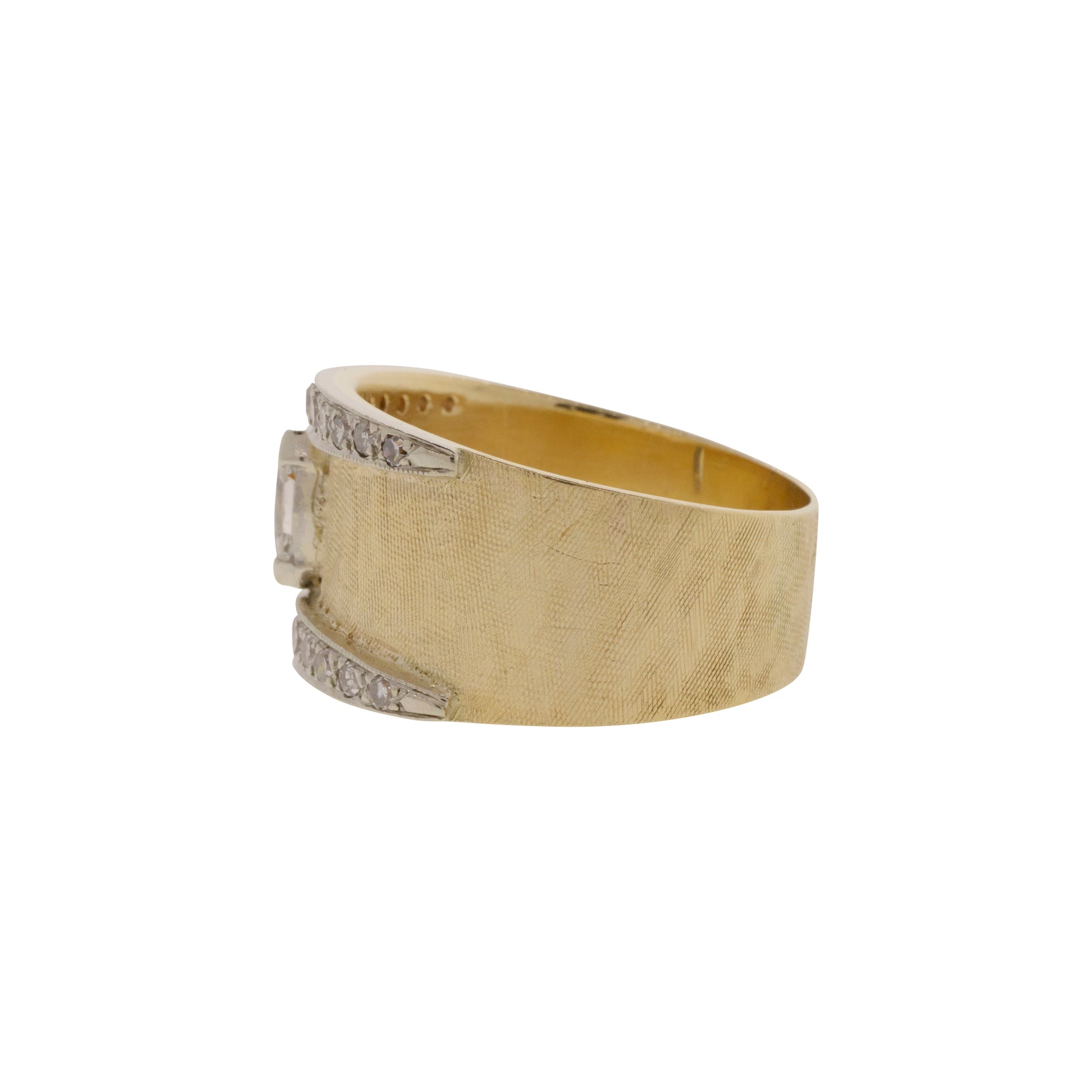 Marquise and Single-Cut Diamond Cigar Band