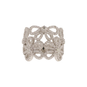 Flower Cluster Diamond Ring