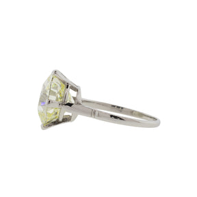 6.43ct Old European Cut GIA Certified Diamond Ring