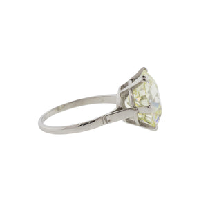 6.43ct Old European Cut GIA Certified Diamond Ring